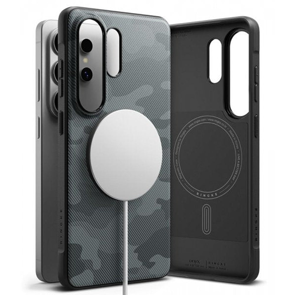 Ringke Samsung Galaxy S26 Ultra Kuori Onyx Magnetic Camo Black