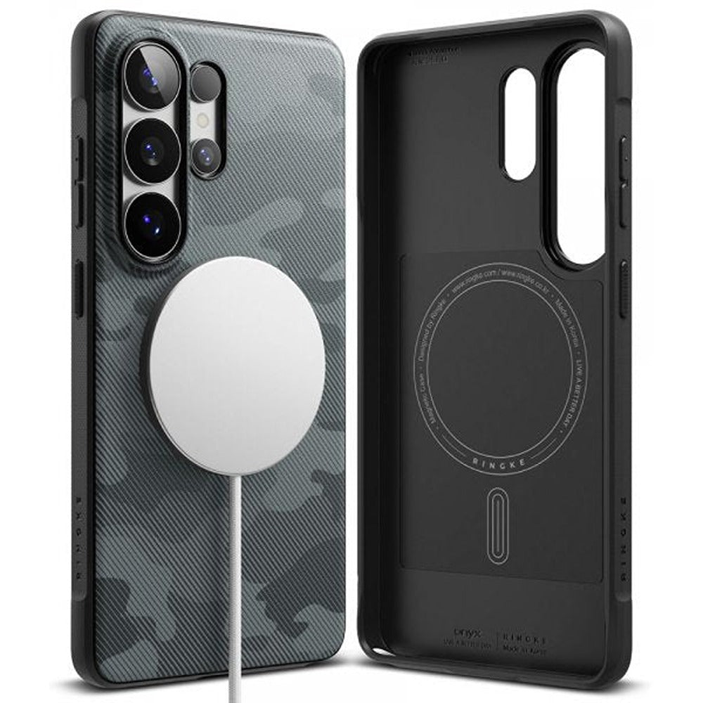 Ringke Samsung Galaxy S26 Ultra Kuori Onyx Magnetic Camo Black