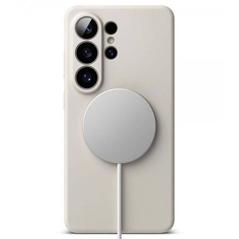 Ringke Samsung Galaxy S26 Ultra Kuori Silikoni Magneettinen Beige