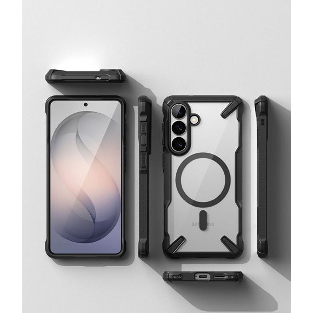 Ringke Samsung Galaxy S26 Plus Suojakuori Fusion X Magnetic Musta
