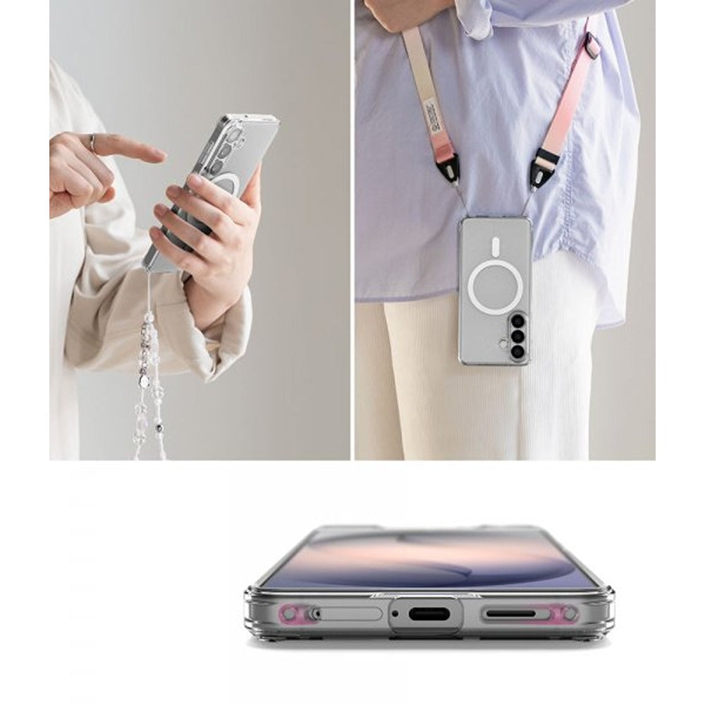 Ringke Samsung Galaxy S26 -suojakuori Fusion Magnetic, läpinäkyvä