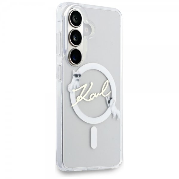 Karl Lagerfeld Samsung Galaxy S26 Kuori Script MagSafe Transparent