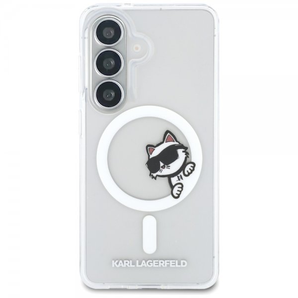Karl Lagerfeld Samsung Galaxy S26 Kuori Choupette Peekaboo MagSafe Läpinäkyvä
