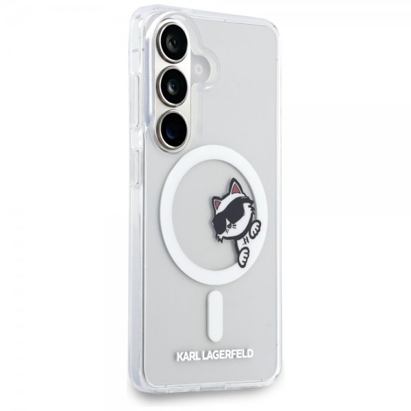 Karl Lagerfeld Samsung Galaxy S26 Kuori Choupette Peekaboo MagSafe Läpinäkyvä