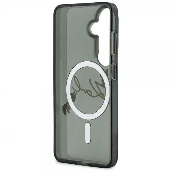 Karl Lagerfeld Samsung Galaxy S26 Script MagSafe -suojakuori, musta