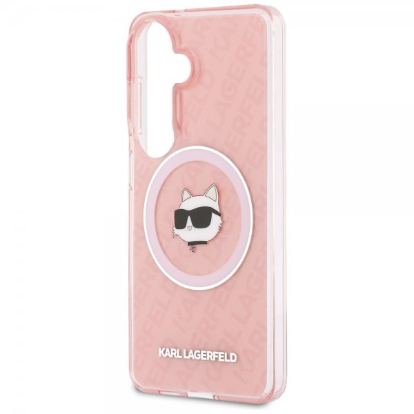 Karl Lagerfeld Samsung Galaxy S26 Plus -suojakuori Choupette MagSafe, pinkki