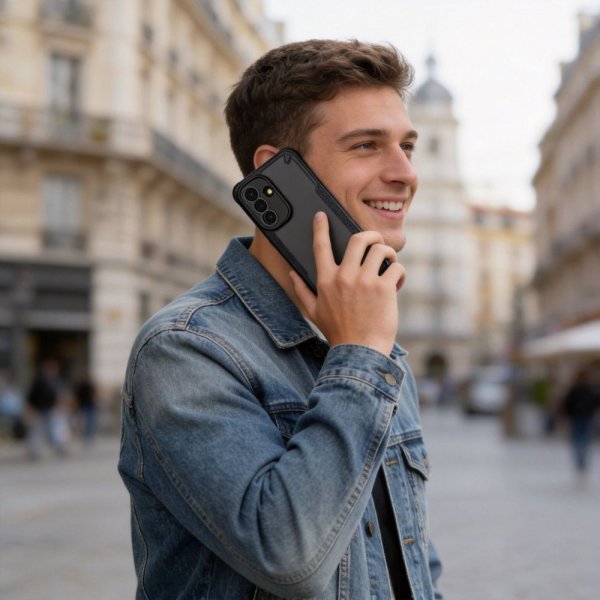 Tech-Protect Samsung Galaxy A57 Kuori Rugged Shield Musta