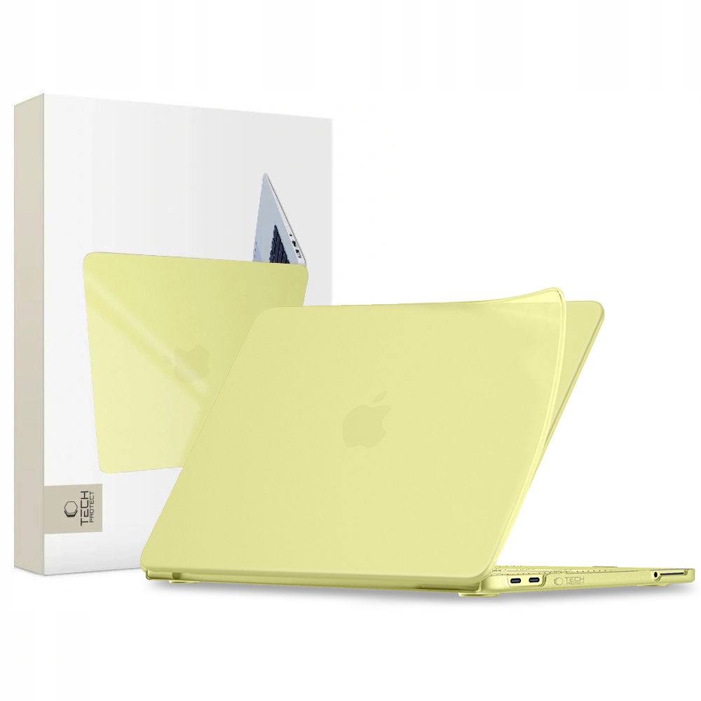 Tech-Protect MacBook Neo 13 Kuori SoftShell Keltainen