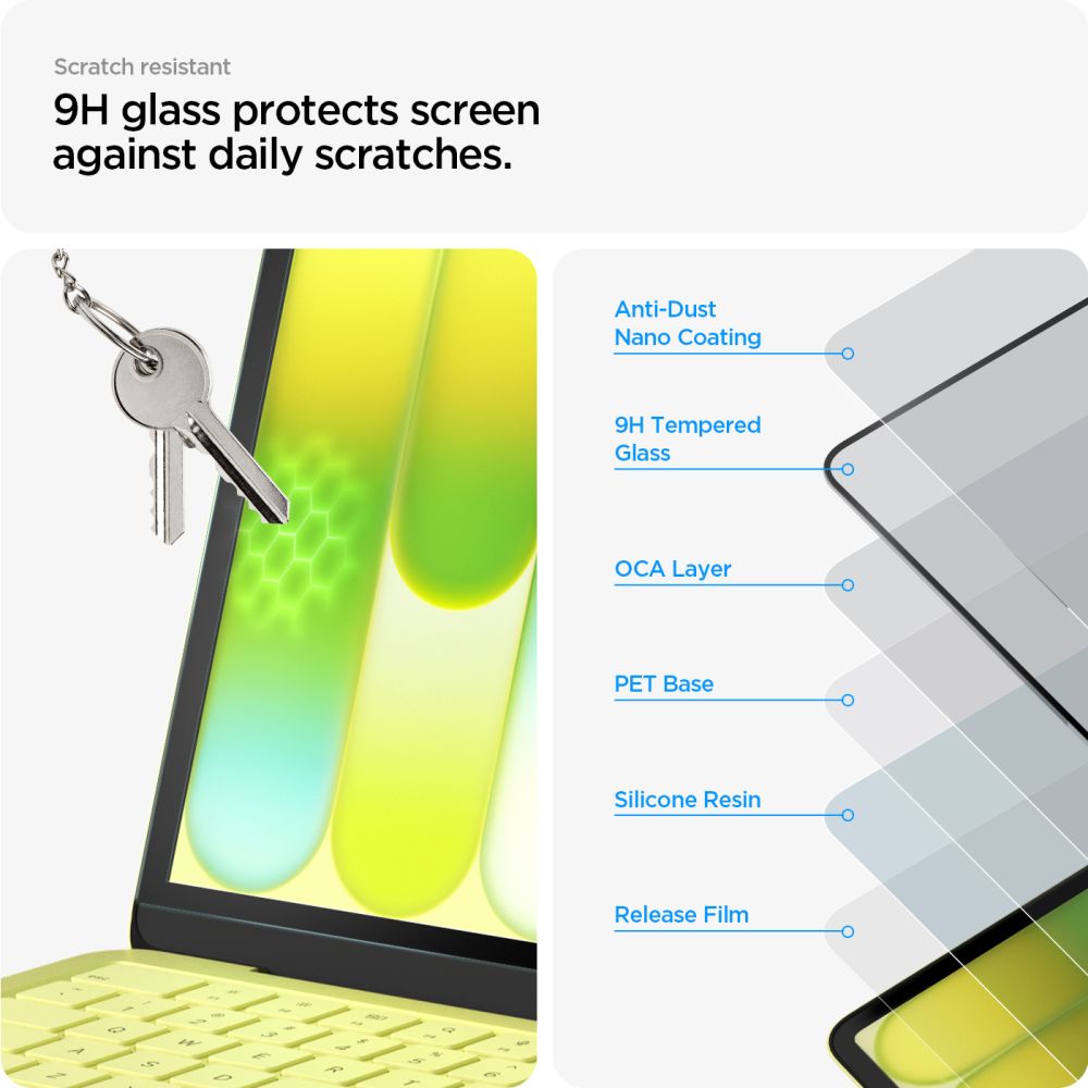 Spigen MacBook Neo 13 Näytönsuoja Glas.tR Slim