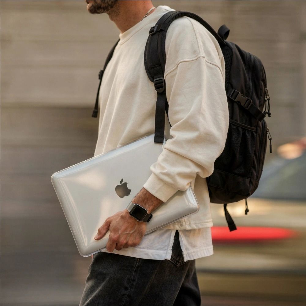 Tech-Protect MacBook Neo 13 Kuori SoftShell Kirkas