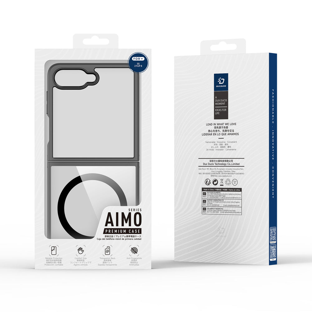 Dux Ducis Samsung Galaxy Z Flip 8 Skal Aimo Series MagSafe Svart