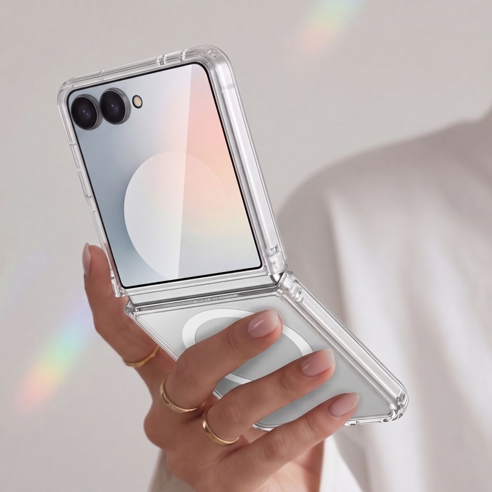 Tech-Protect Samsung Galaxy Z Flip 8 Kuori FlexAir Hybrid MagSafe Kirkas