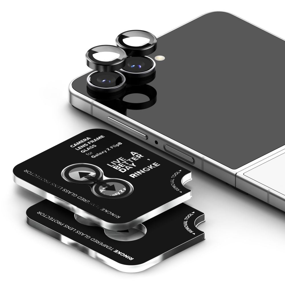 Ringke Samsung Galaxy Z Flip 8 Kameran linssinsuojus Camera Lens Frame 2-pack