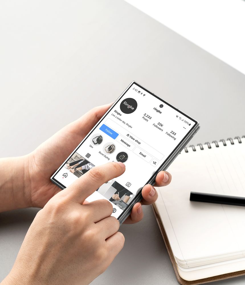 Ringke Samsung Galaxy Z Fold 8 Näytönsuoja Easy Slide 2-pack