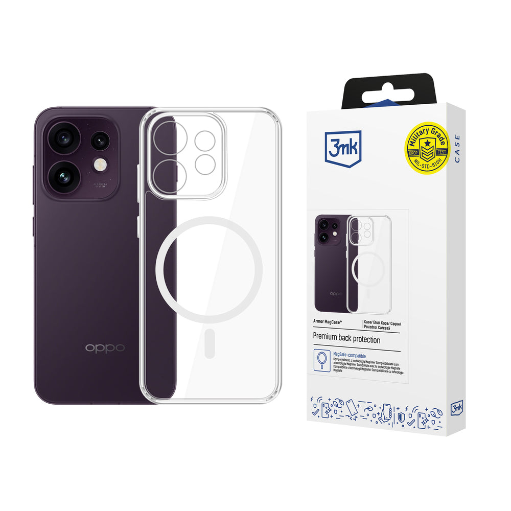 3mk Oppo Reno16 F Kuori Armor MagCase Kirkas