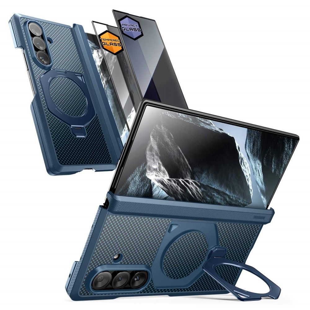 Supcase Samsung Galaxy Z Fold 8 Ultra Kuori Aero MagSafe Sininen
