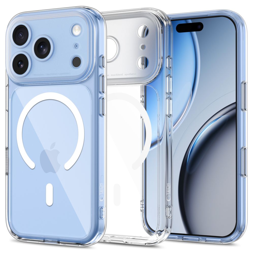 Tech-Protect iPhone 17 Pro/iPhone 18 Pro Kuori MagPeak MagSafe Kirkas
