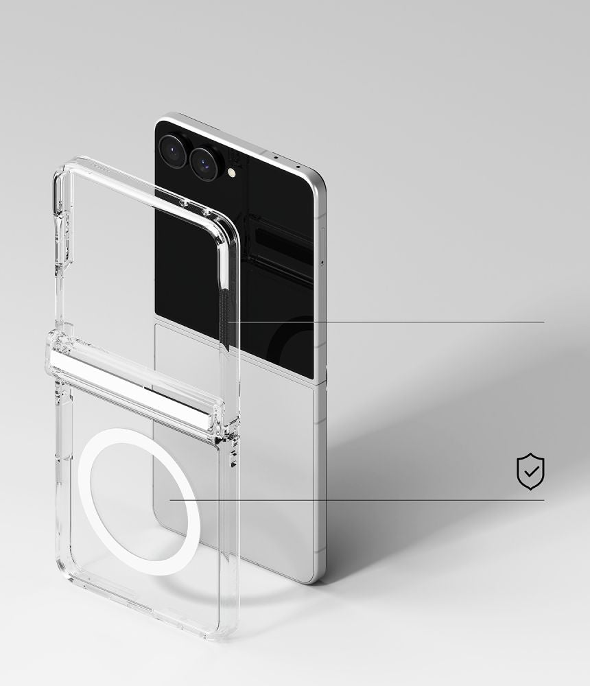 Ringke Samsung Galaxy Z Flip 8 Kuori Fusion Magnetic Kirkas