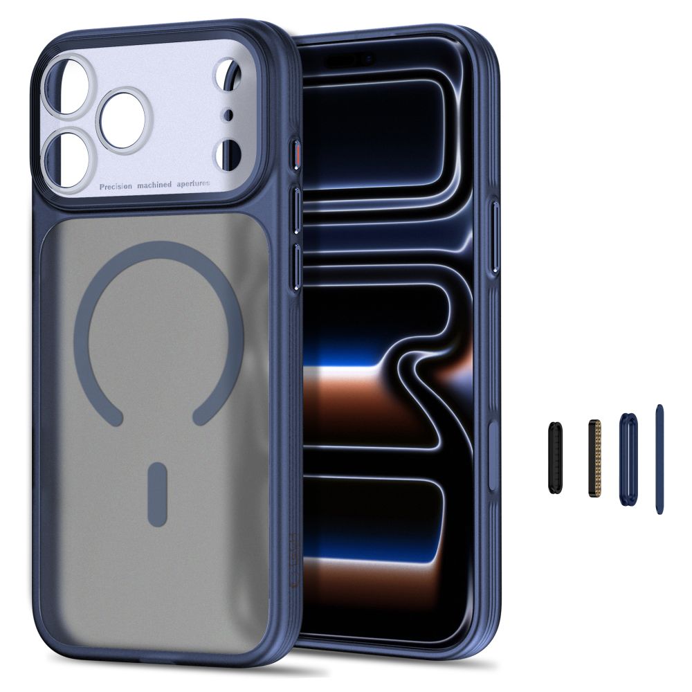 Tech-Protect iPhone 17 Pro/iPhone 18 Pro Kuori MagPrime MagSafe Mattapintainen Sininen