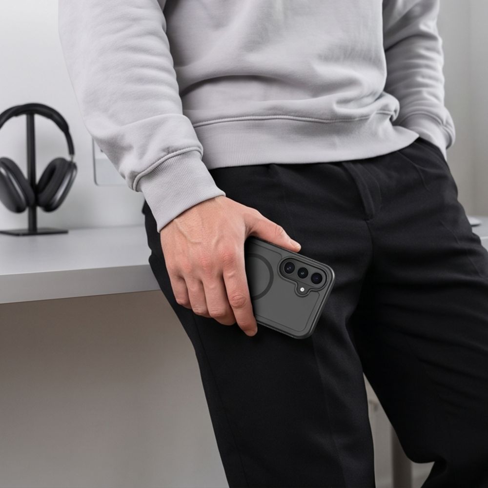 Tech-Protect Samsung Galaxy S26 FE Kuori Defense MagSafe Musta