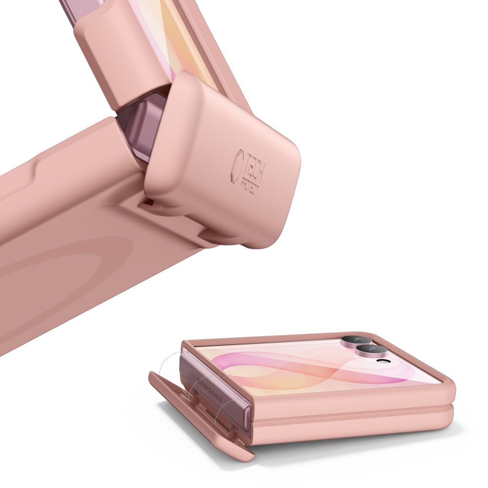 Tech-Protect Samsung Galaxy Z Flip 8 Kuori Aura MagSafe Vaaleanpunainen