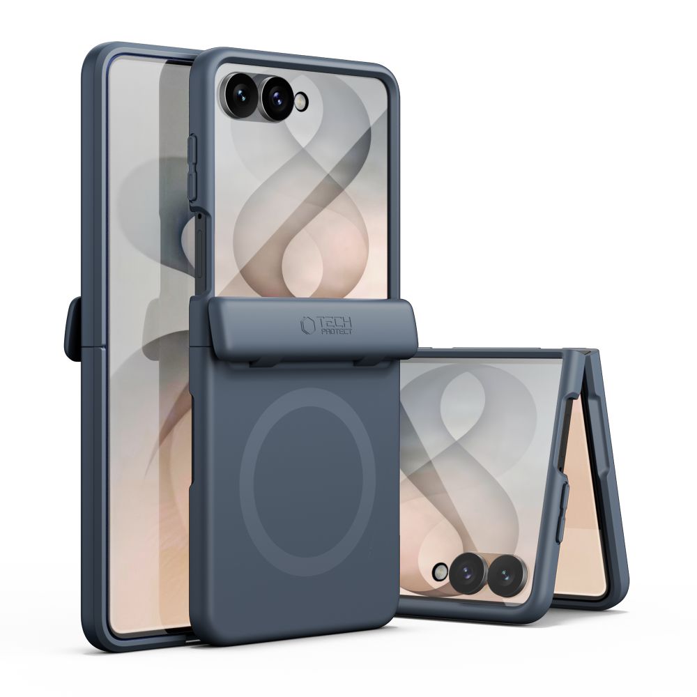 Tech-Protect Samsung Galaxy Z Flip 8 Kuori Aura MagSafe Sininen