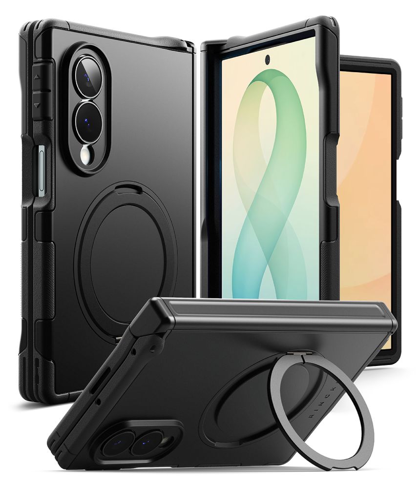 Ringke Samsung Galaxy Z Fold 8 Kuori Alles MagSafe Musta