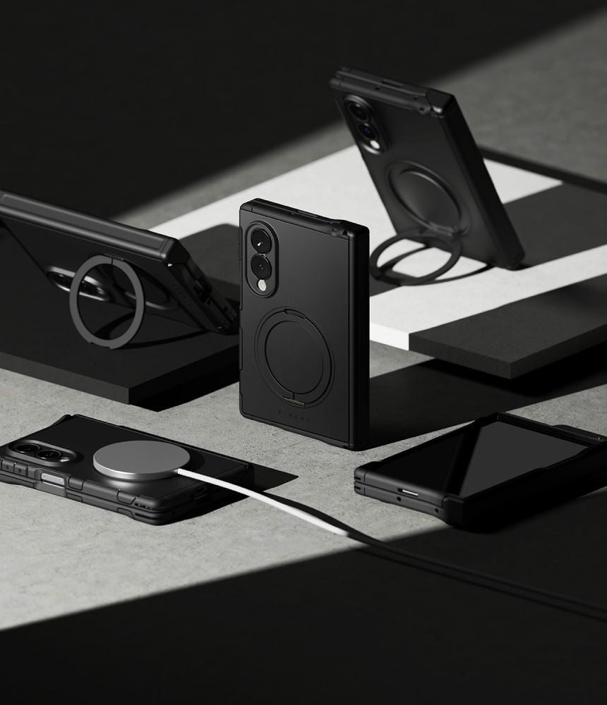 Ringke Samsung Galaxy Z Fold 8 Kuori Alles MagSafe Musta