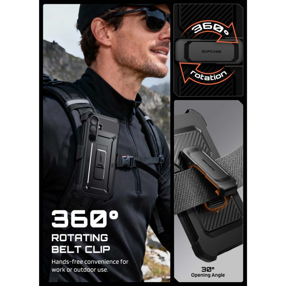Supcase Samsung Galaxy S26 FE Kuori Unicorn Beetle Pro Musta