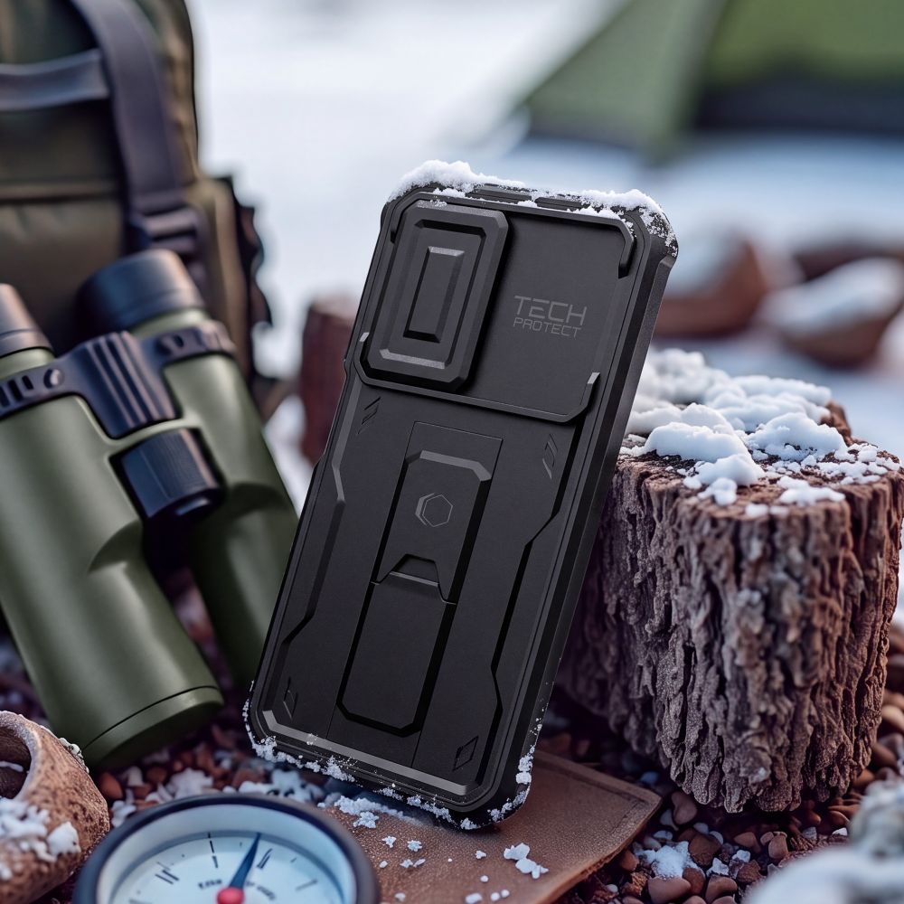 Tech-Protect Samsung Galaxy A17/A18 Kuori Kevlar Cam+ Musta
