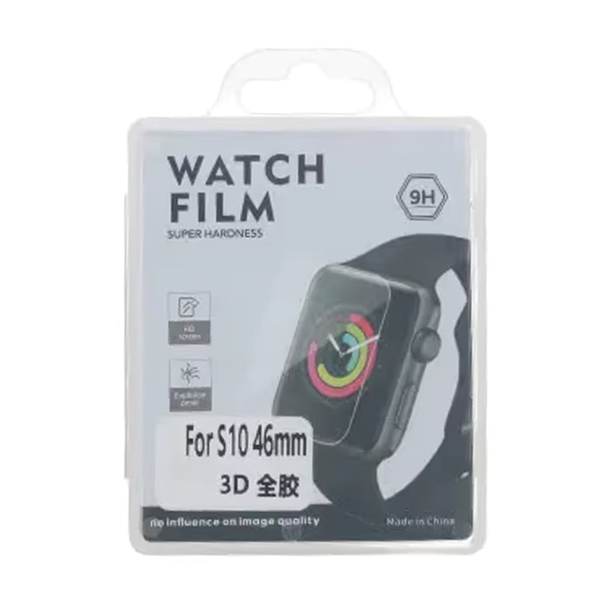 Apple Watch 46mm (Series 10/11) Näytönsuoja Karkaistu lasi 3D
