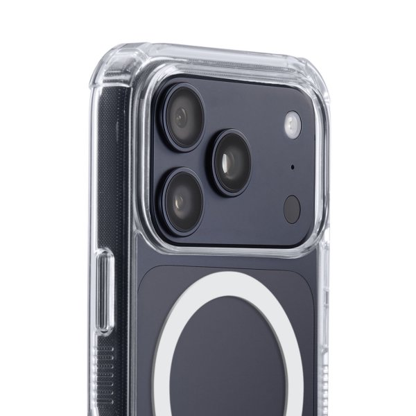 Hama iPhone 17 Pro -suojakuori Extreme Protect MagSafe Läpinäkyvä