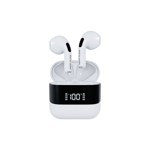 Happy Plugs langattomat Joy 2 -kuulokkeet, valkoinen