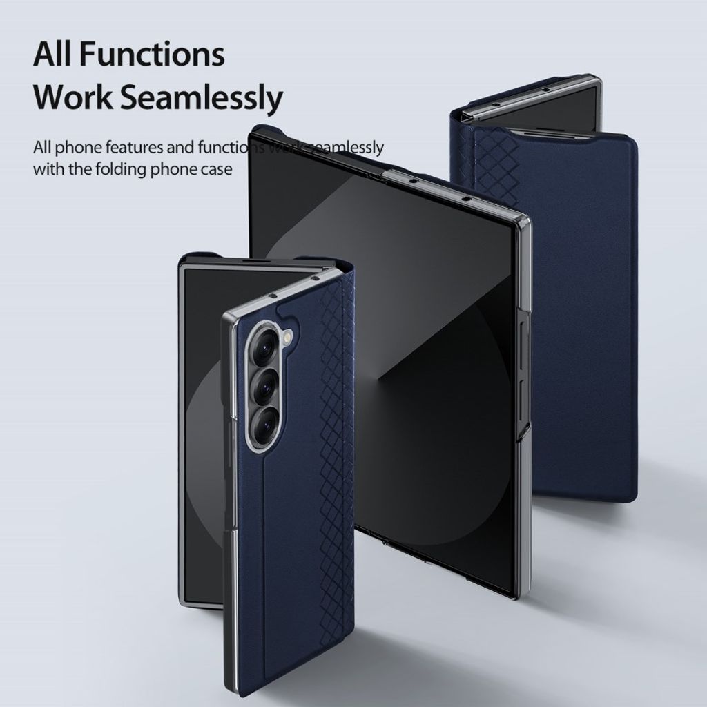 Dux Ducis Samsung Galaxy Z Fold 7 Kotelo Bril Series Sininen