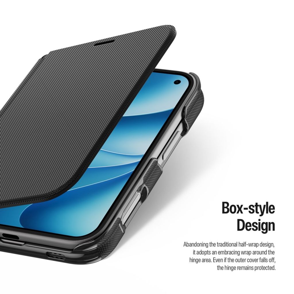 Dux Ducis iPhone Duo Kotelo Fort Series Musta
