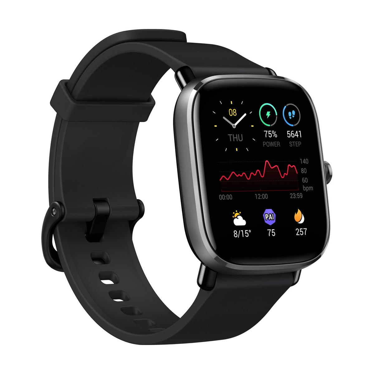 Käytetty Amazfit GTS 2 Musta – Erittäin hyväkuntoinen