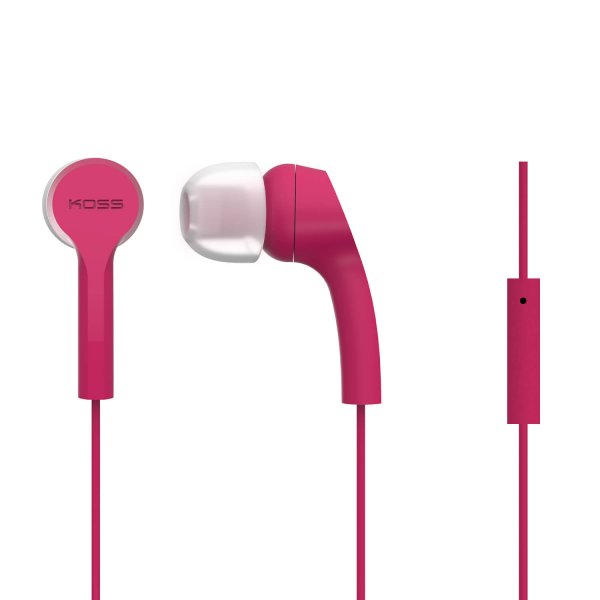 Koss KEB9i In-Ear-kuulokkeet mikrofonilla, vaaleanpunainen