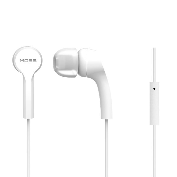 Koss Kuulokkeet KEB9i In Ear Mic Valkoinen