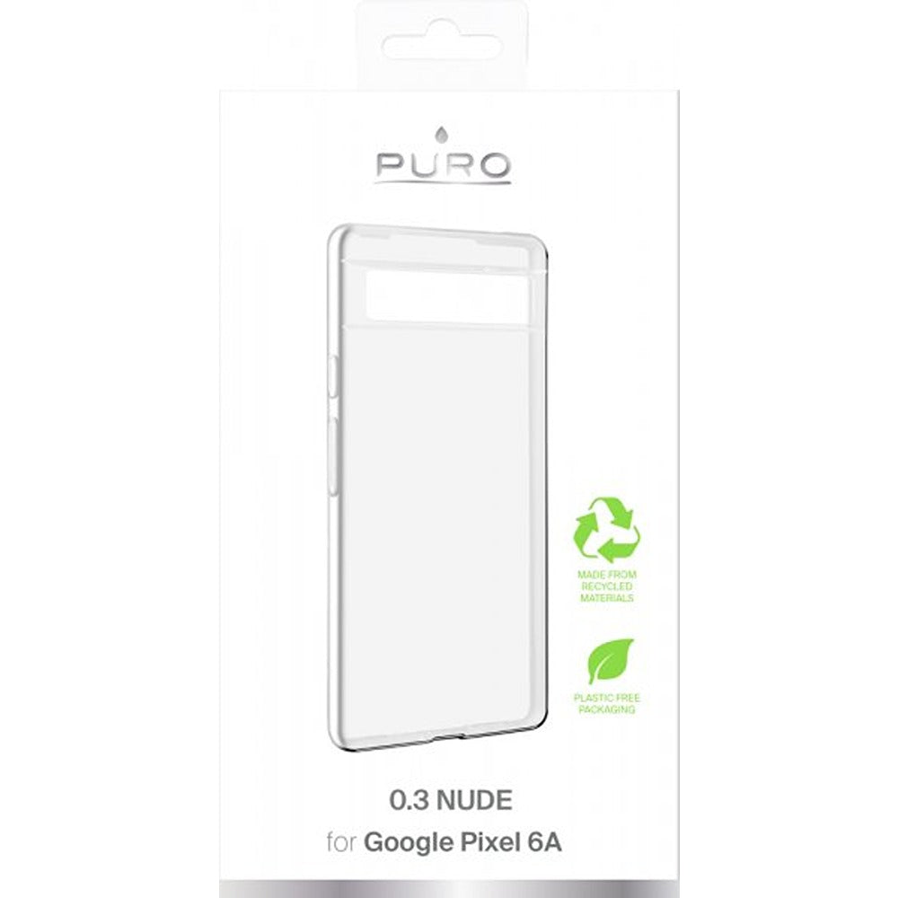 Puro Google Pixel 6a Suojakuori Nude Transparent
