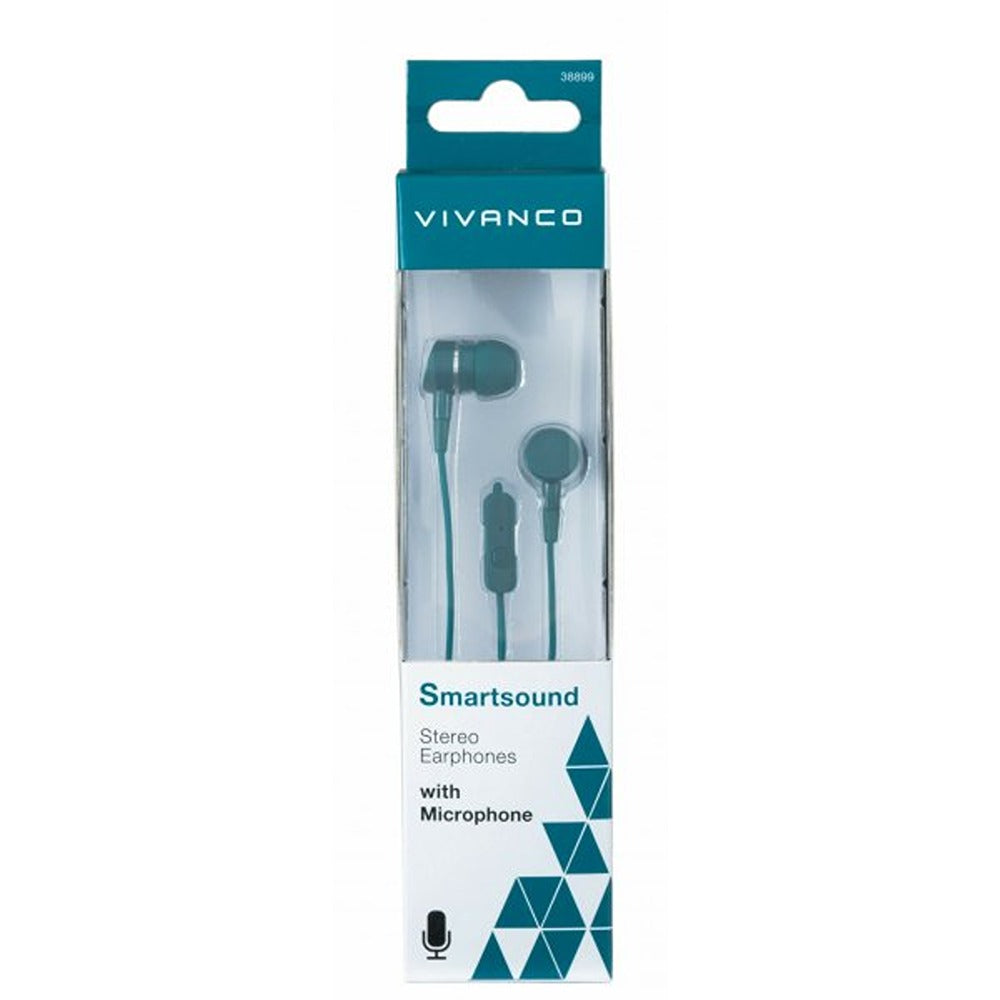 Vivanco SmartSound In-Ear Plugin -kuulokemikrofoni 3,5 mm sininen
