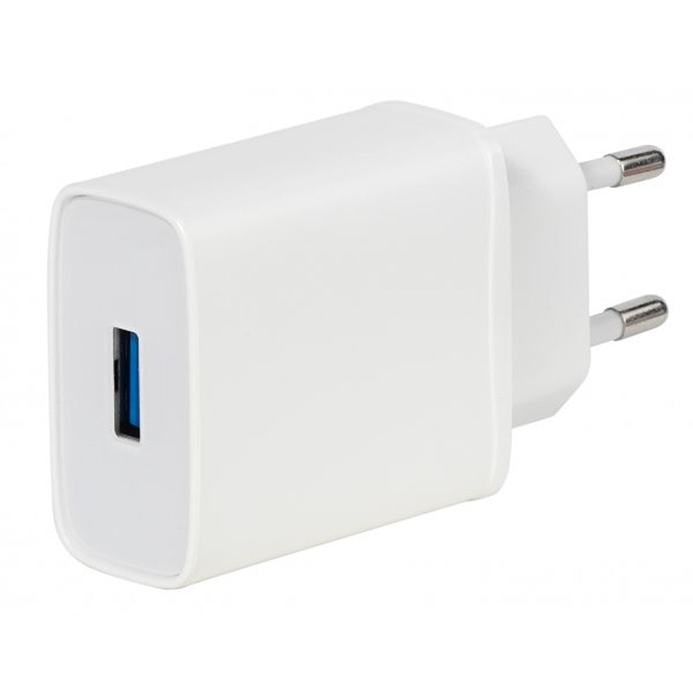 Vivanco Laturi QC 3.0 18W 1xUSB-A Valkoinen