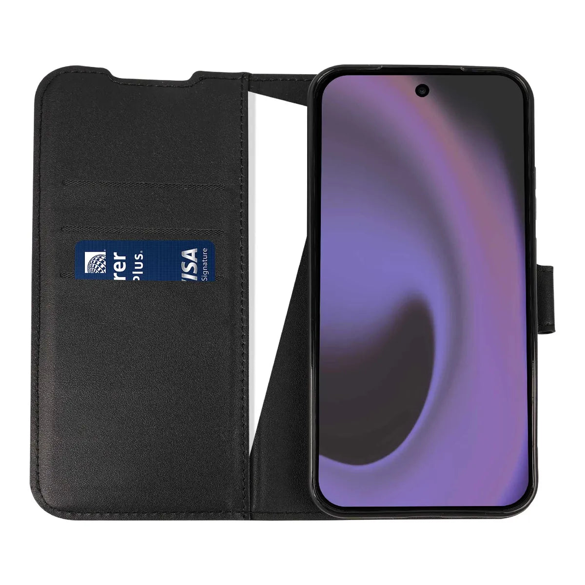 X2O Realme GT 8 Pro Kotelo Classic Wallet Musta