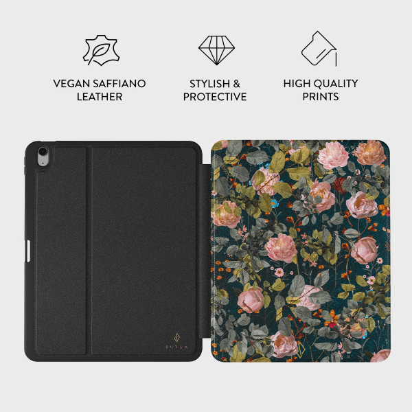 Burga iPad Air 11 (M2/M3/M4) - Folio Suojakotelo Bloomy Garden