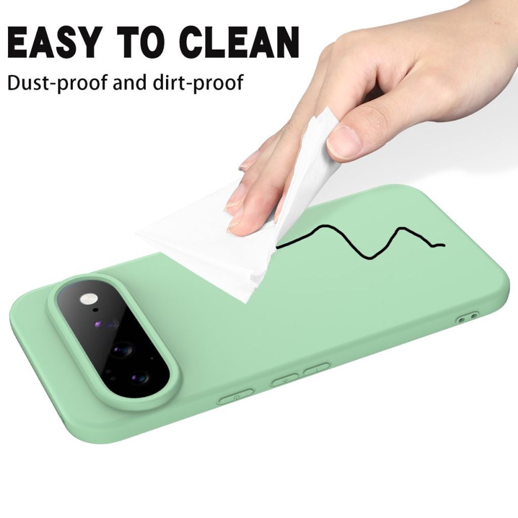 Google Pixel 11 Pro XL Kuori Remmillä Silikoni Vihreä