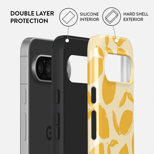 Burga Google Pixel 9/Pixel 9 Pro Suojakuori Tough Lemon Tart