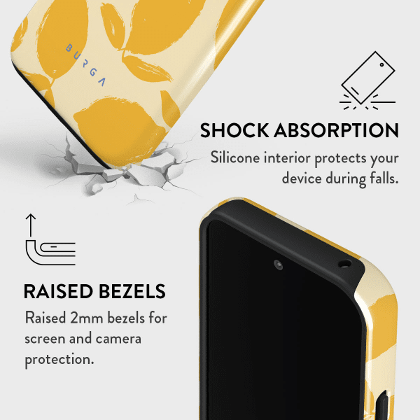 Burga Google Pixel 9/Pixel 9 Pro Suojakuori Tough Lemon Tart