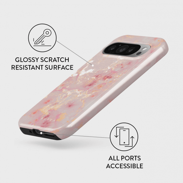 Burga Google Pixel 9 Pro XL Kuori Tough Golden Coral