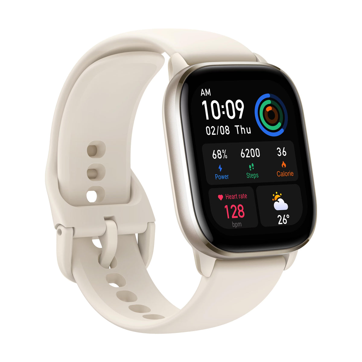 Käytetty Amazfit GTS 4 Mini Valkoinen - Erittäin hyvä kunto