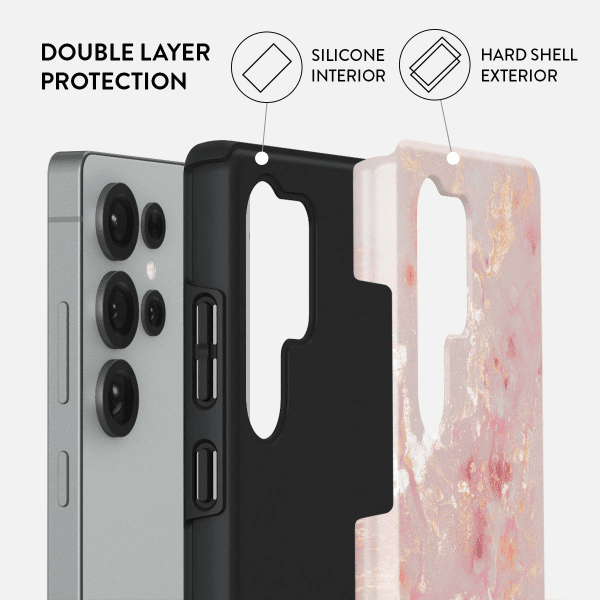 Burga Samsung Galaxy S25 Plus Kuoret Tough Golden Coral