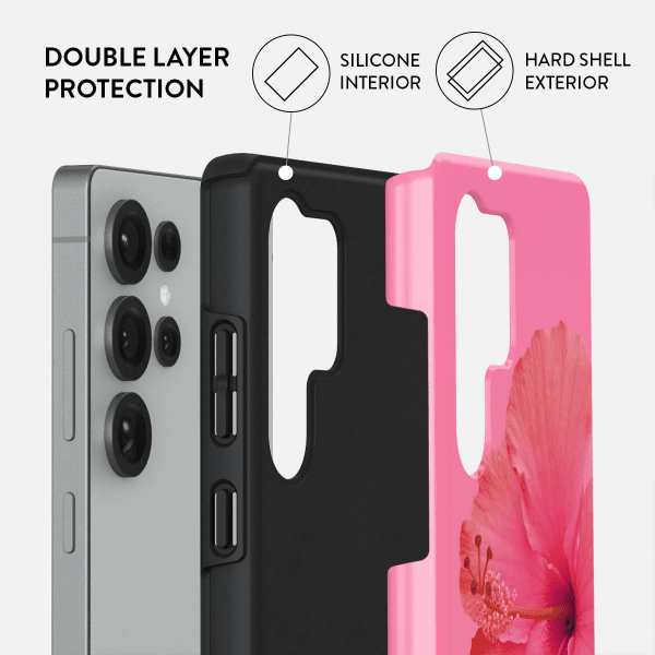 Burga Samsung Galaxy S25 -suojakuori Tough Island Girl